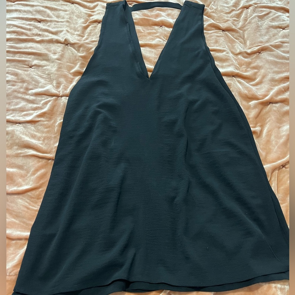 Deep v shift dress